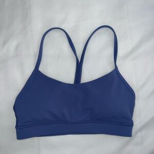 Lululemon Flow Y Bra Nulu in Brilliant Blue